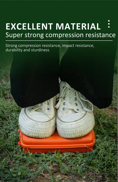 S/L/XL Size Outdoor Plastic Waterproof Sealed Survival Box Container Camping Outdoor Travel Storage Box Fishing Tackle Bag