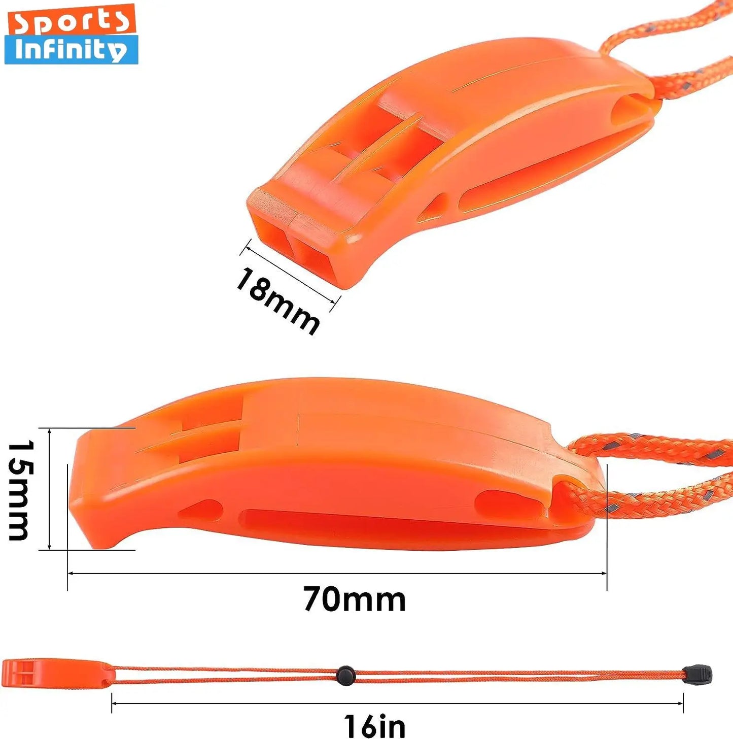 Outdoor Dual Audio Emergency Survival Whistle High Pitched Emergency Whistle for Camping Hiking Climbing EDC Sports Refere
