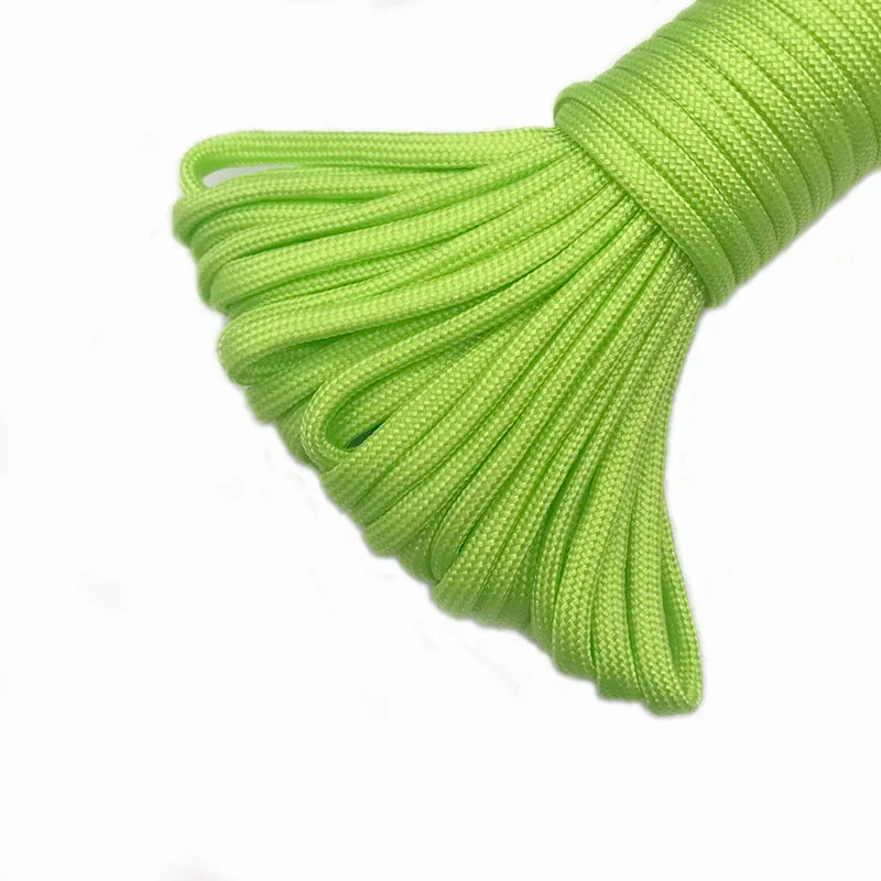 4 Size Dia.4mm 7 Stand Cores Paracord 550 For Survival Parachute Cord Lanyard  Climbing Camping Rope Hiking Clothesline Bracelet