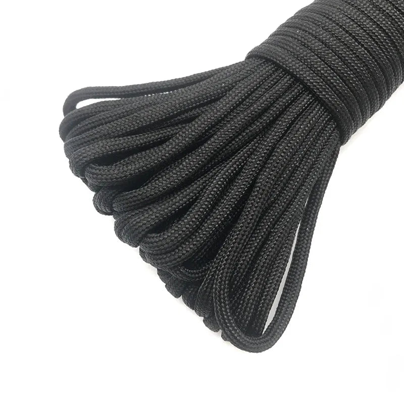 4 Size Dia.4mm 7 Stand Cores Paracord 550 For Survival Parachute Cord Lanyard  Climbing Camping Rope Hiking Clothesline Bracelet