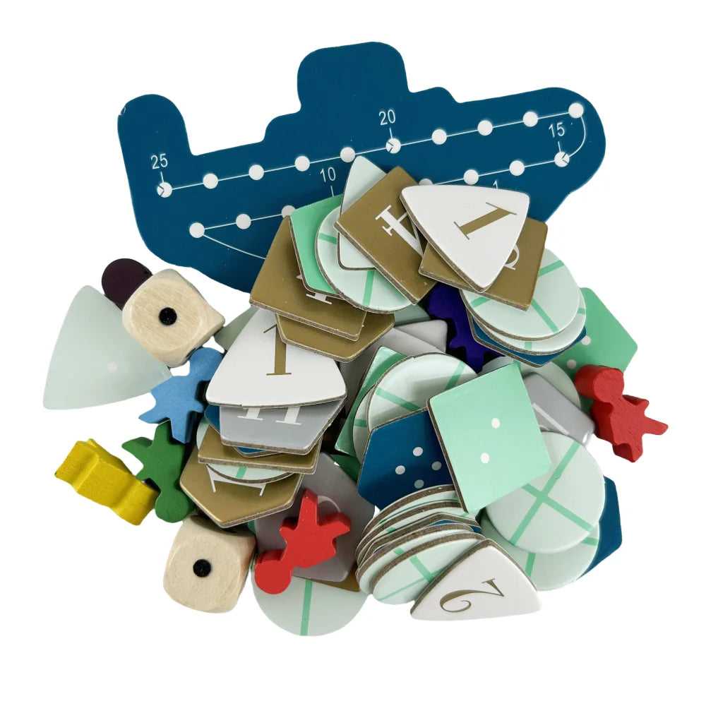 Deep Sea Adventure Board Game Card Game Family Party Entertainment Interactive Toys Gift for Children Funny English Game