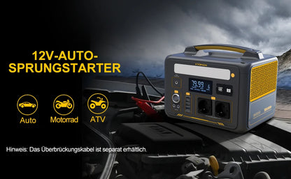 VTOMAN JUMP 600X Power Stations 299Wh LiFeP04 Battery Emergency Backup High-power Power Supply Camping Equipment Generator