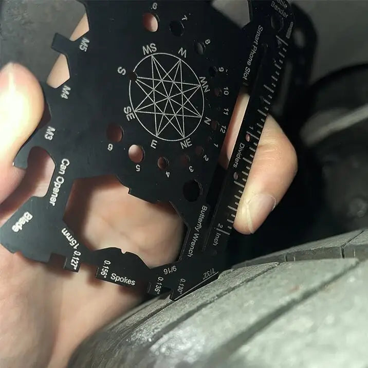 Multi Tool 46 in 1 Credit Card Size Outdoor Camping Survival Accessories Multipurpose Gear Gadget Tools for Man Portable