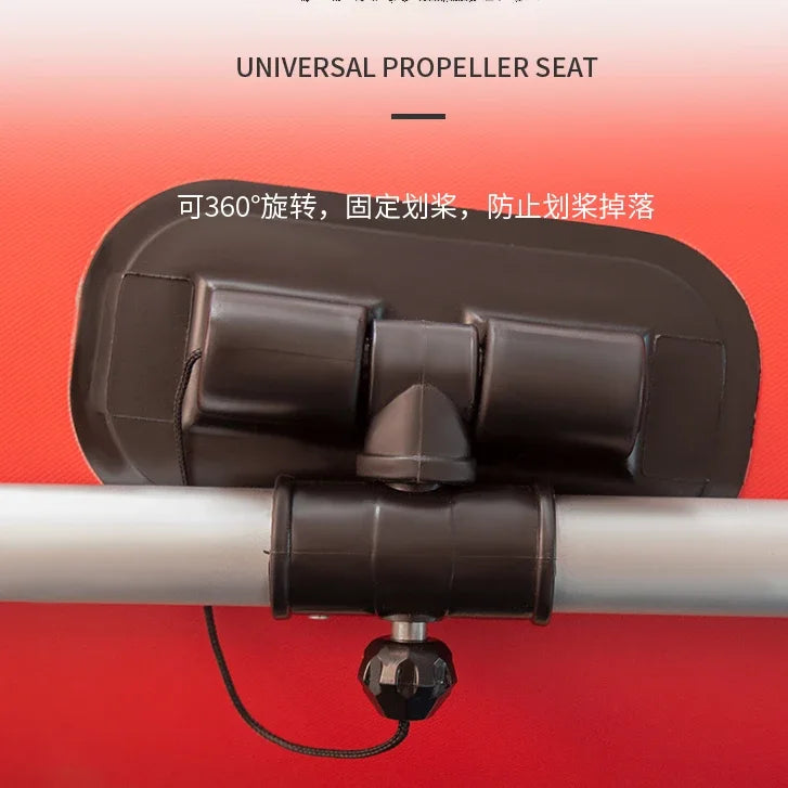 2.6M Fishing Luya Floating Platform Boat With Air Deck Set Thickness Air Chamber Inflatable Movable Floating Row With Motor Set