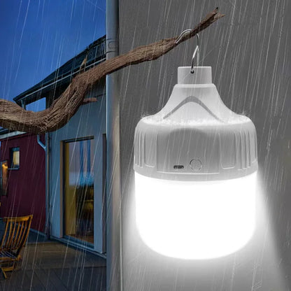 Portable LED Camping Light USB Rechargeable Multifunctional Outdoor Emergency Hanging Tent Lamp Hiking Picnics Night Lighting