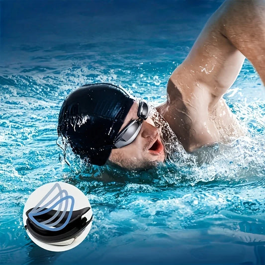 Swimming goggles; suitable for swimming, water sports, diving, swimming accessories, adjustable headband swimming equipment.