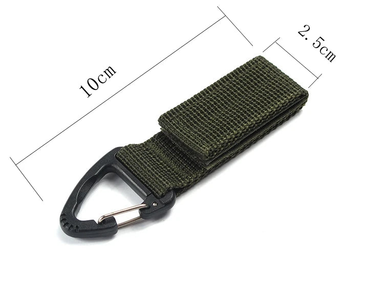 Multi-purpose Nylon Gloves Hook Work Gloves Safety Clip Outdoor Tactical Climbing Rope Camping Hanging Buck Outdoor Camping