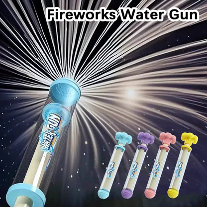 Fireworks Water Gun Children's Water Fights Games Kid Summer Interactive Pull-Out Water Spray Toys Photography Atmosphere Props