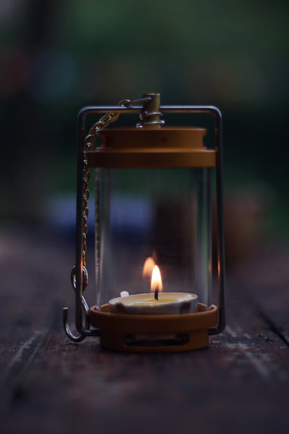 MOUNTAINHIKER GOPEAK Outdoor Candle Light Set Picnic Camping Retro Decorate Ambience Light Creative Desktop Bedside Candle Light