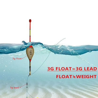 5pcs Fishing Floats Balsa Wood Flotteur Portable Durable Peche Shallow Floating Exquisite Models Accessories