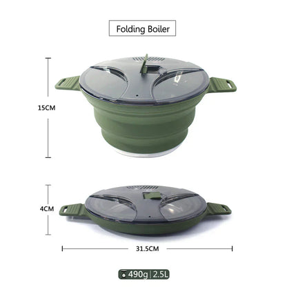 Foldable Portable Camping Kettle-4