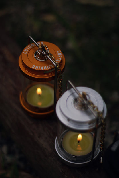 MOUNTAINHIKER GOPEAK Outdoor Candle Light Set Picnic Camping Retro Decorate Ambience Light Creative Desktop Bedside Candle Light