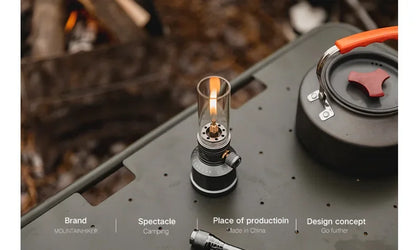 Mounthiker Outdoor Camping Gas Tank Lamp Lightweight Portable Emotional Camping Tourist Lamp Energy-saving Long-lasting Lighting
