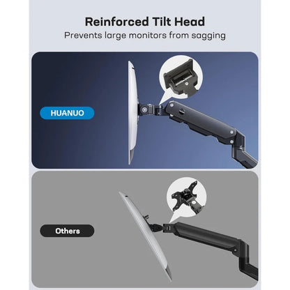 Heavy Duty Monitor Arm for 49 inches Screens up to 35 lbs, Aluminum Ultrawide Screen Arm for Samsung Odyssey G9 and More