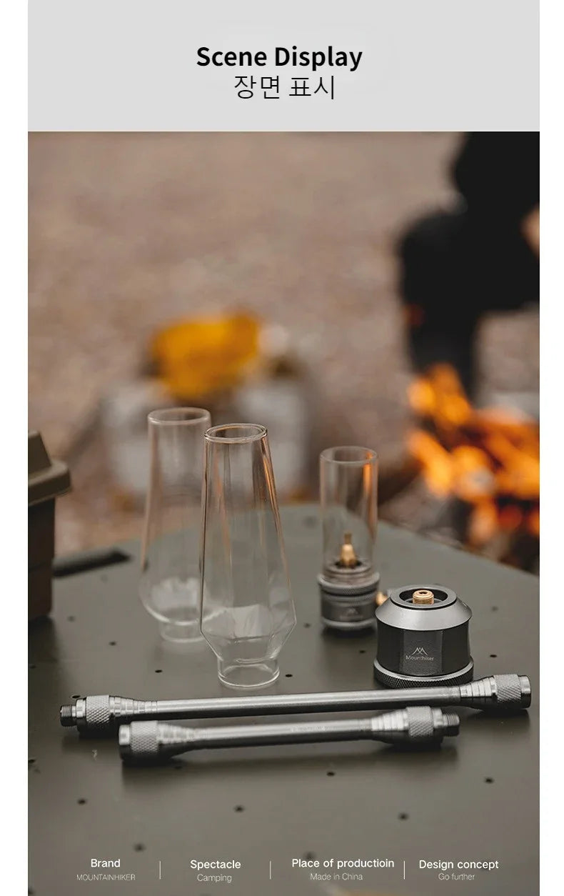 Mounthiker Outdoor Camping Gas Tank Lamp Lightweight Portable Emotional Camping Tourist Lamp Energy-saving Long-lasting Lighting