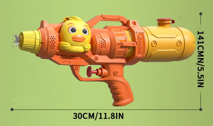 Dinosaurs, ducks, sharks, twin sprinklers, water gun toys, water fights, family gatherings, party games, water pools, beach toys