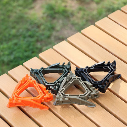 Portable Gas Canister Stand Universal Tripod Folding Frame Outdoor Camping Gas Tank Stove Base Holder Camping Supplies