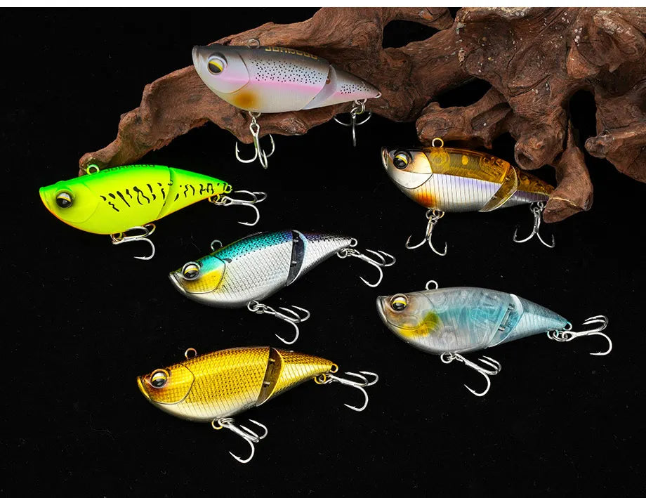 Floating Sinking Baits 2 Sections 8cm Multi Jointed Swimbait VIB Fishing Lures Swimbait for Fishing Pike Bass Fishing Tackle