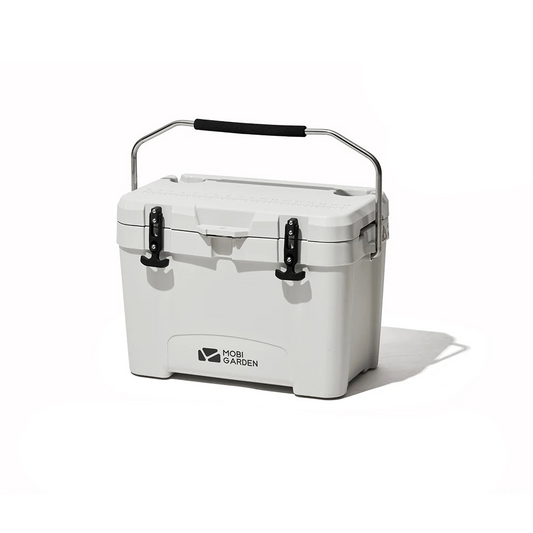 25L Portable Camping Ice Box Cold Storage Cooler White-0