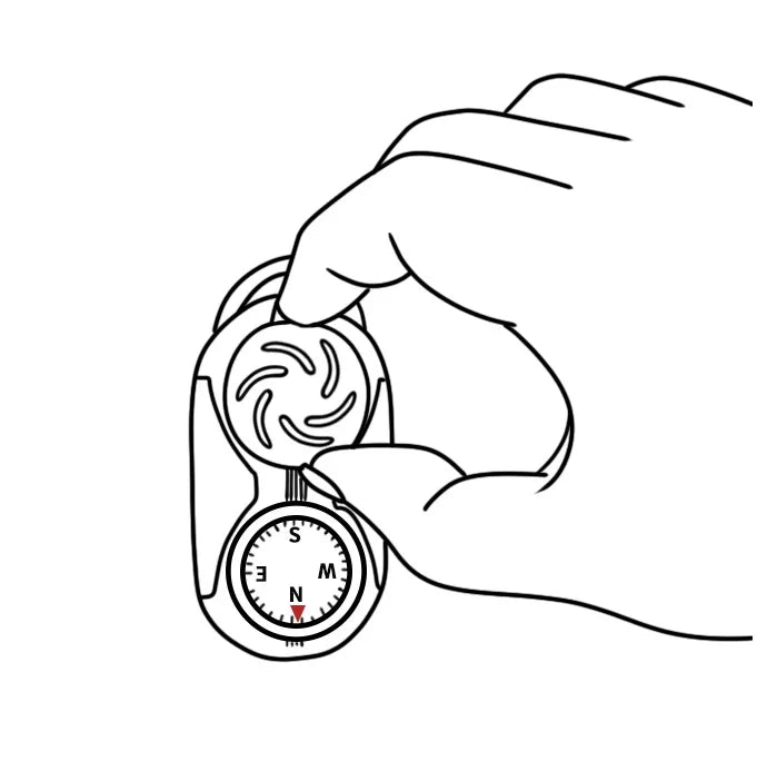 KANPAS Thermometer Compass Kit /Quality Thermohygrometer Kit / for Outdoor, Camping,Hiking,Trekking,hunting,LiveSaving,Survival