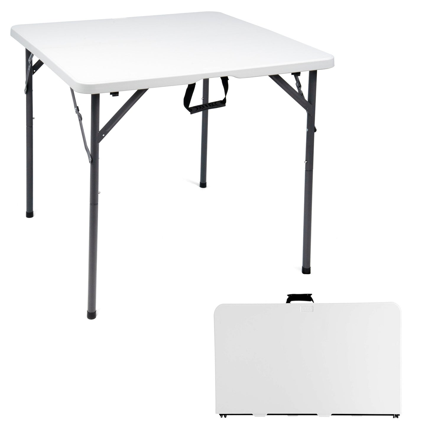 3ft Square White Folding Table
