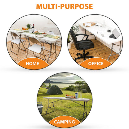 5Ft Foldable Banquet Camping Table [Pack of 2]