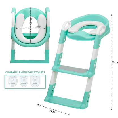 Children Toilet Training Seat Step Ladder