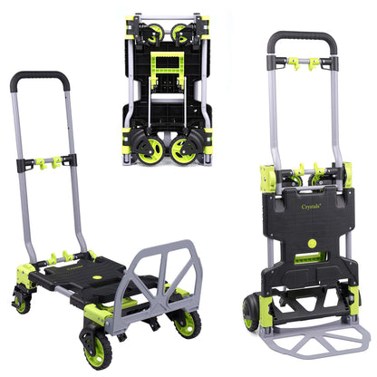 2-in-1 Hand Sack Truck Trolley - 120kg Load Capacity