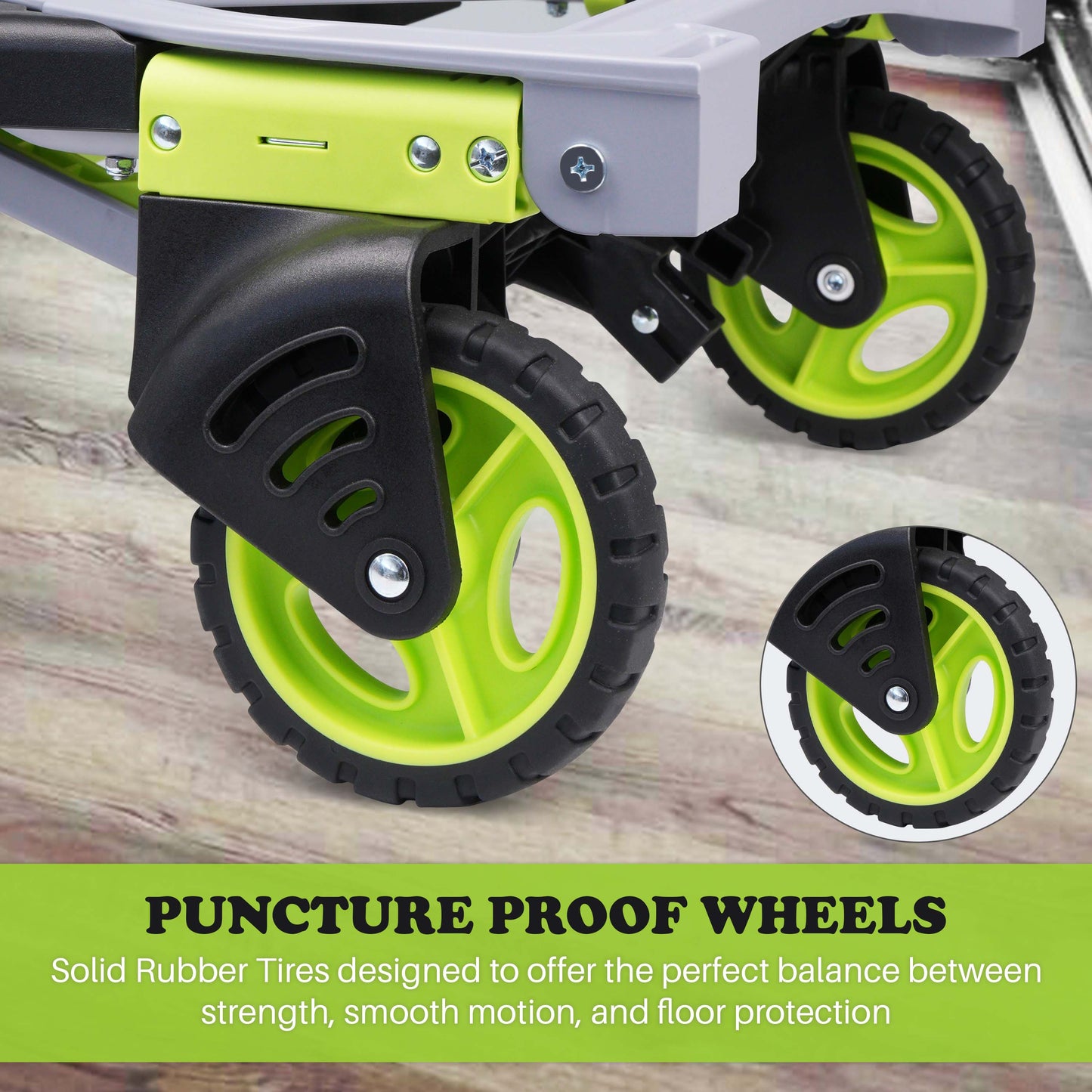 2-in-1 Hand Sack Truck Trolley - 120kg Load Capacity