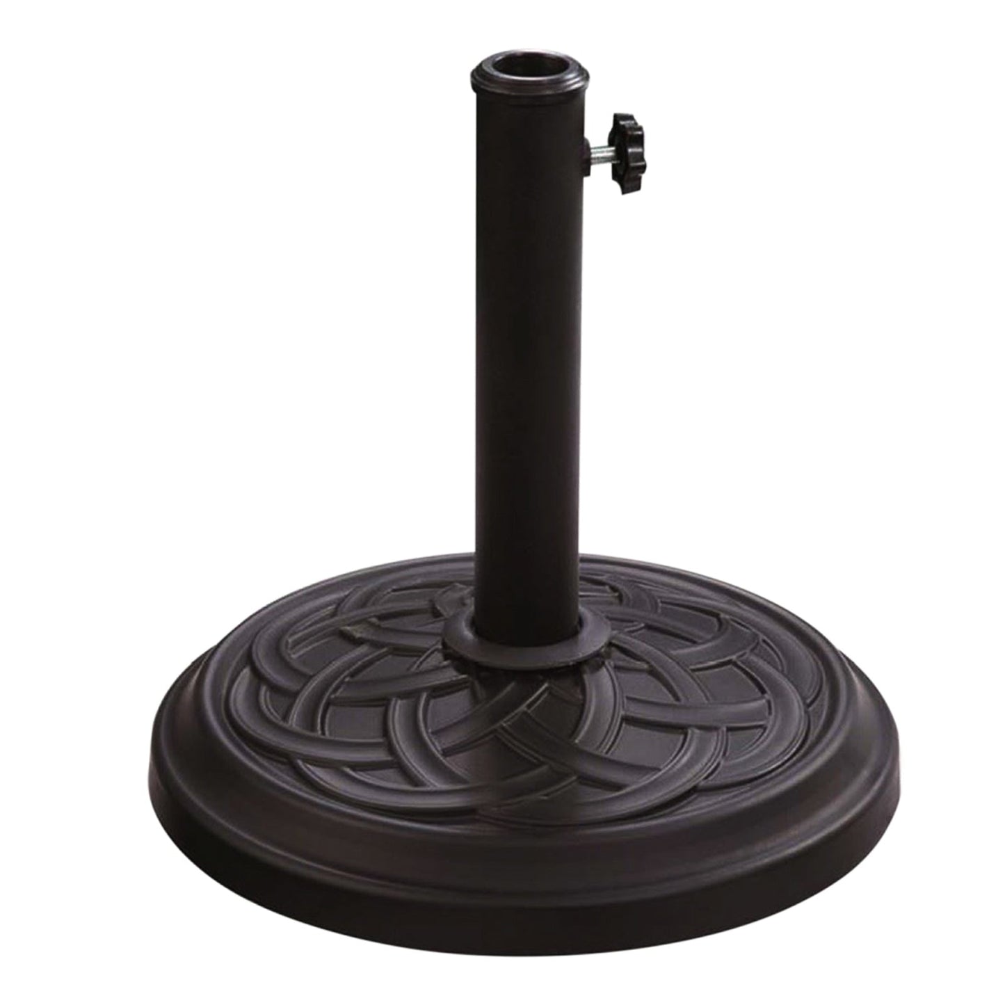 Heavy Duty Parasol Base 12Kg - Black/Metallic