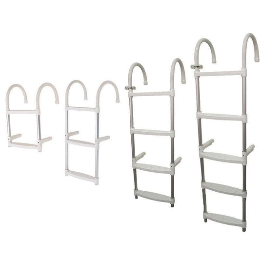 Aluminium ladder – 5 step boarding ladder | 4Boats