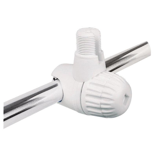 Antenna Bracket for Rail Ø18–27 mm Plastic, White | 4Boats