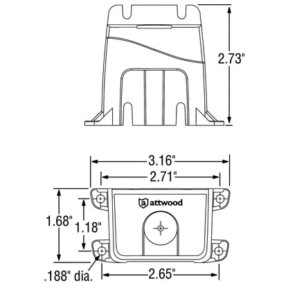 Attwood ASM ASM ASM Electronic Bilge Pump Switch 12V | 4Boats