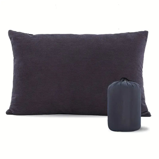 Compact Hammock Pillow for Travel and Camping - Gray (Small)-0