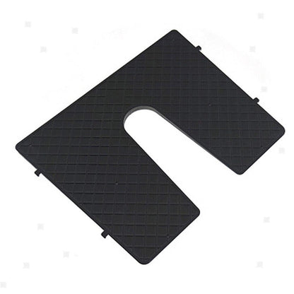 Black Plastic Outboard Transom Pad 440×353mm — 4–20mm | 4Boats