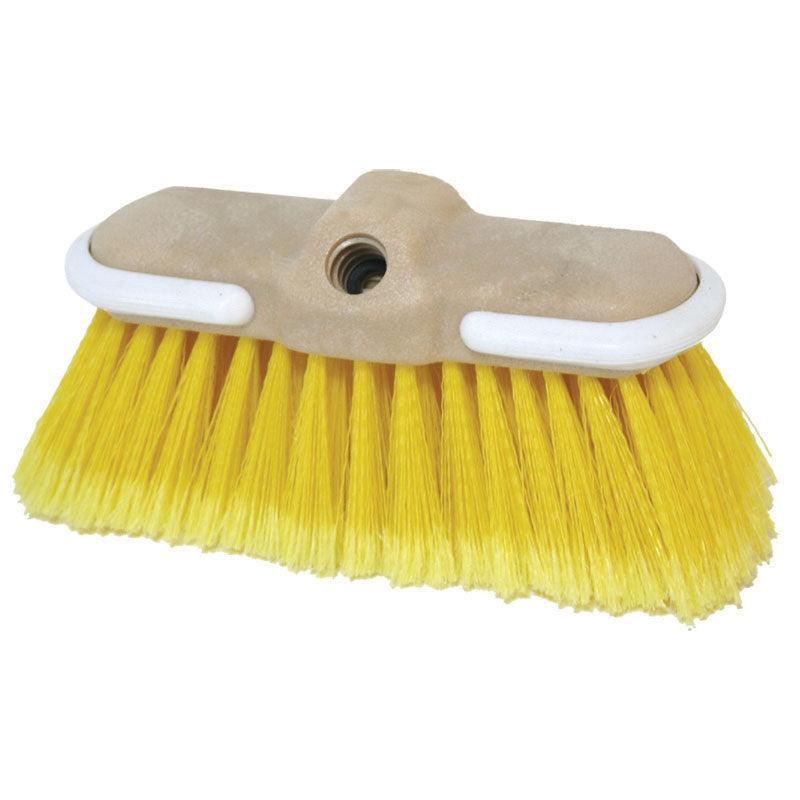 Boat Flow-through Wash Brush, Medium Bristles 6.5 cm, Yellow | 4Boats