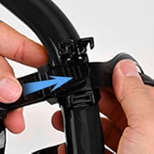 Adult Snorkelling Gear with 180 degree tempered glass anti-fog dry top snorkel Great Vision Swimming & Diving Gear