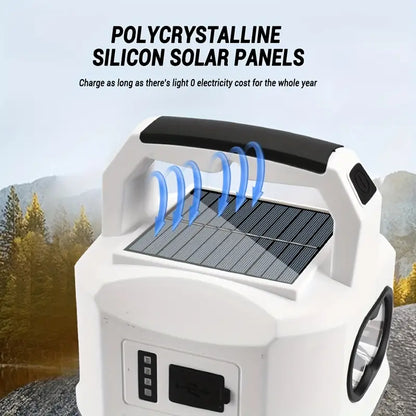 Solar Powered Camping Lantern with Multifunctional Charging - Your Ultimate Outdoor Companion-3