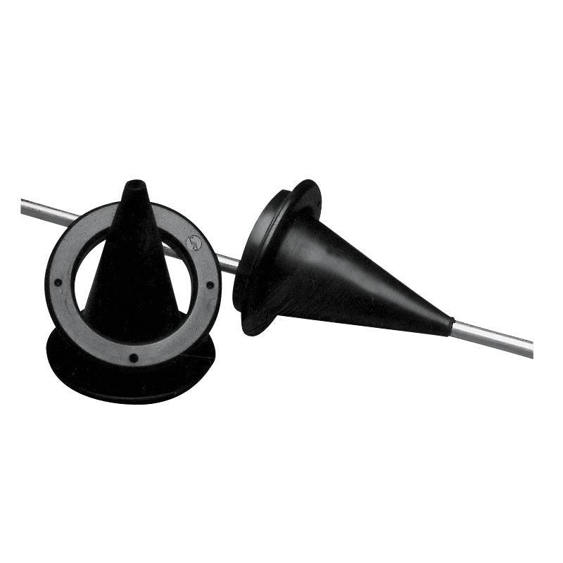 Cable Boot Ø89mm with Plastic Ring, Black | 4Boats