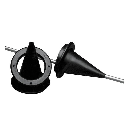 Cable Boot Ø89mm with Plastic Ring, Black | 4Boats