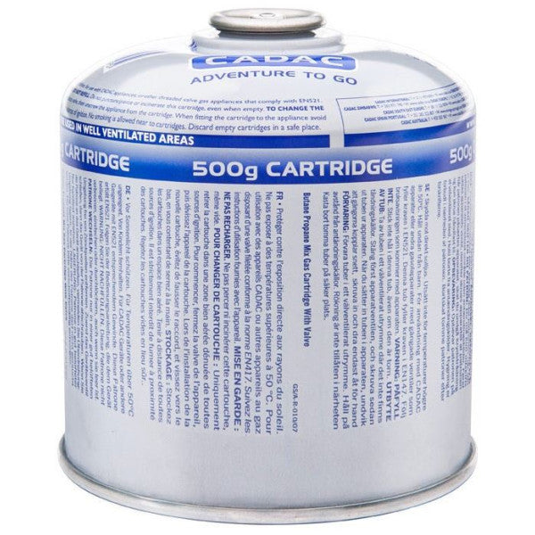 Cadac Threaded Cartridge 500g 80/20 Butane / Propane mix