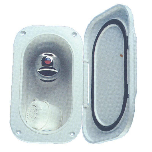 Case Marine Shower with Mixer Tap & 3 m Hose, White | 4Boats
