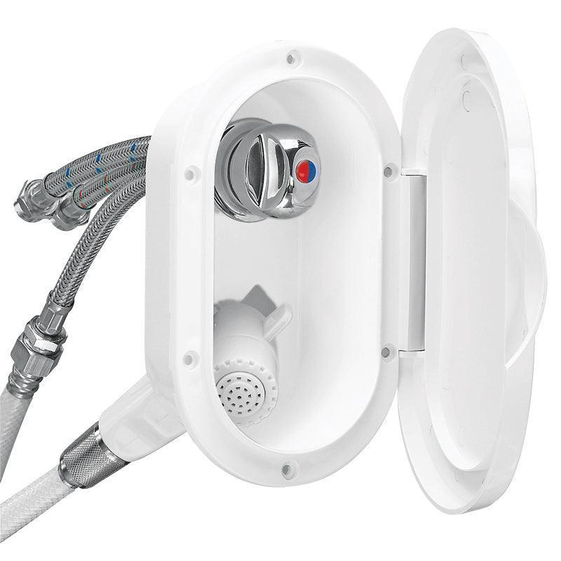 Case White Deck Shower with Mixer Tap & 3 m Hose | 4Boats