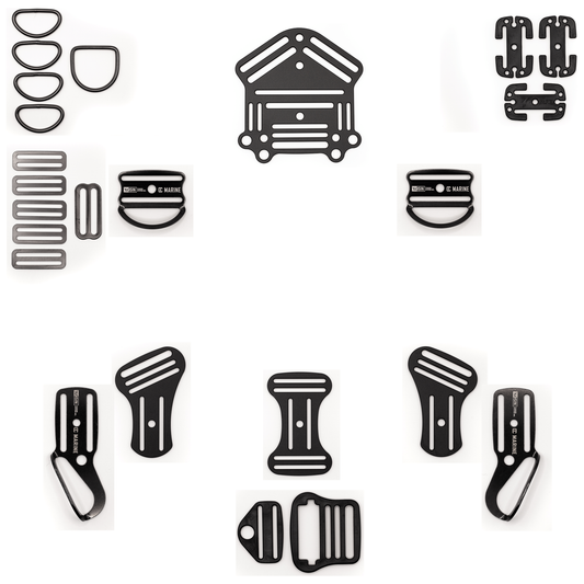 DC MARINE/YUHSIN - eXplorer ELITE - Sidemount Harness System