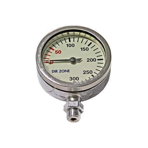 DIRZONE 63mm Naked Pressure Gauge - Chrome