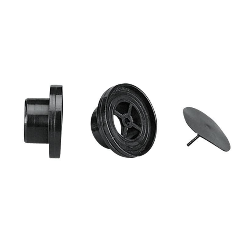 Drain Plug 25 mm Through-hull Non-Return Valve, Black | 4Boats