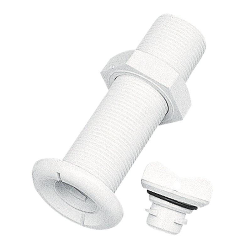 Drain Socket Fast Lock Round Socket 43 mm White | 4Boats