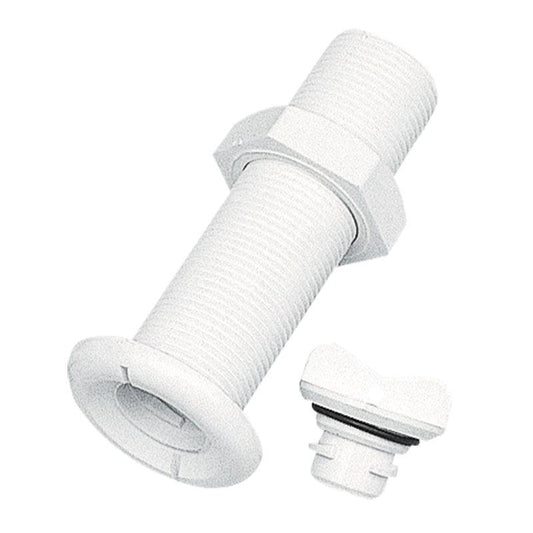 Drain Socket Fast Lock Round Socket 43 mm White | 4Boats