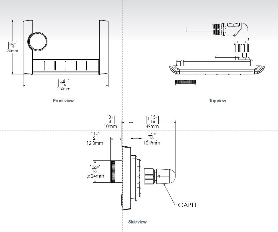 Fusion MS-ERX400 Apollo Wired Remote Control with Ethernet