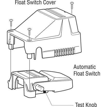 Float Switch with Cover — Automatic Bilge Pump Switch | 4Boats